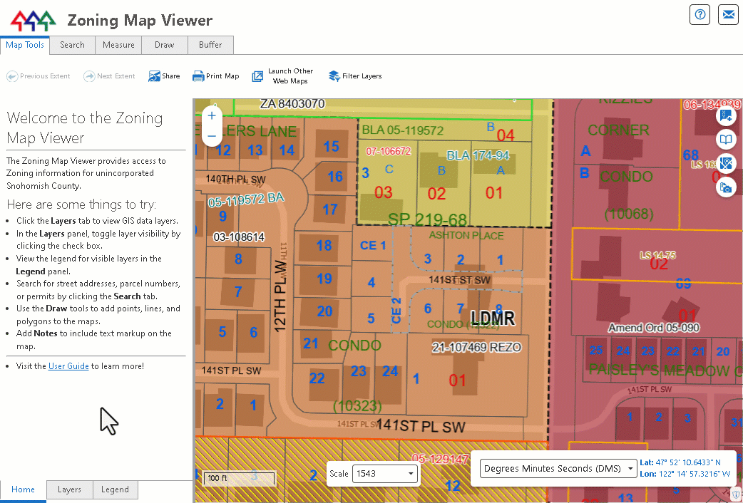 Permitting Map Experience